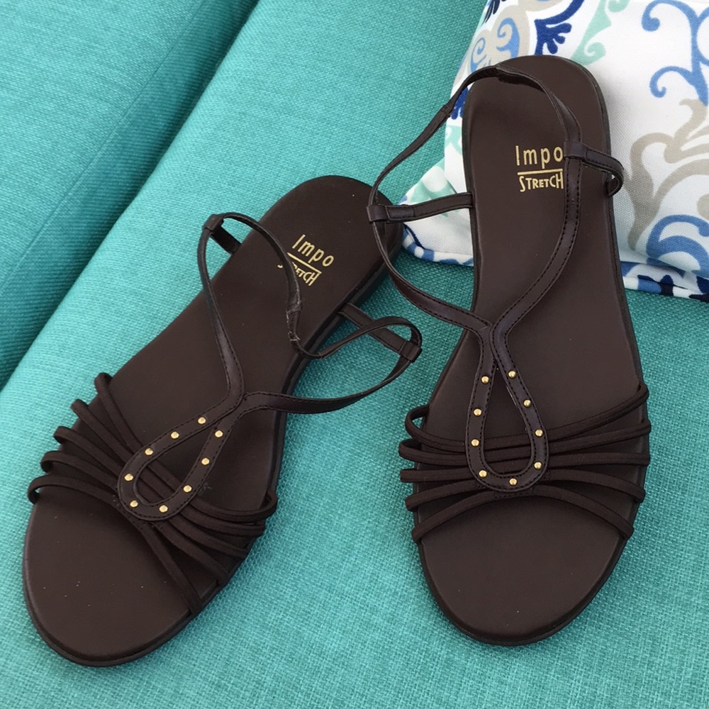 Brown Impo Stretch sandals